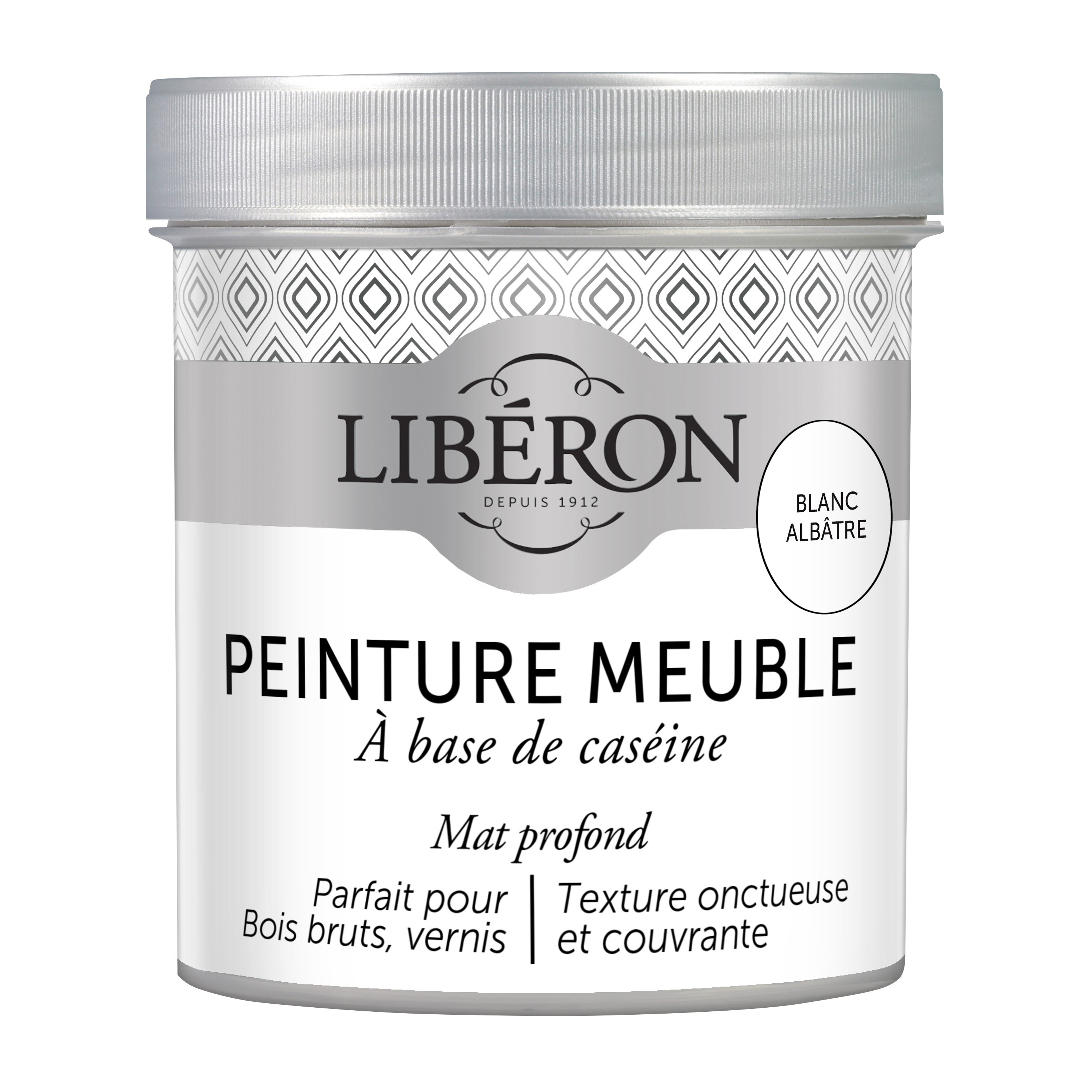 PEINTURE MEUBLE À BASE DE CASÉINE BLANC ALBÂTRE 500ML